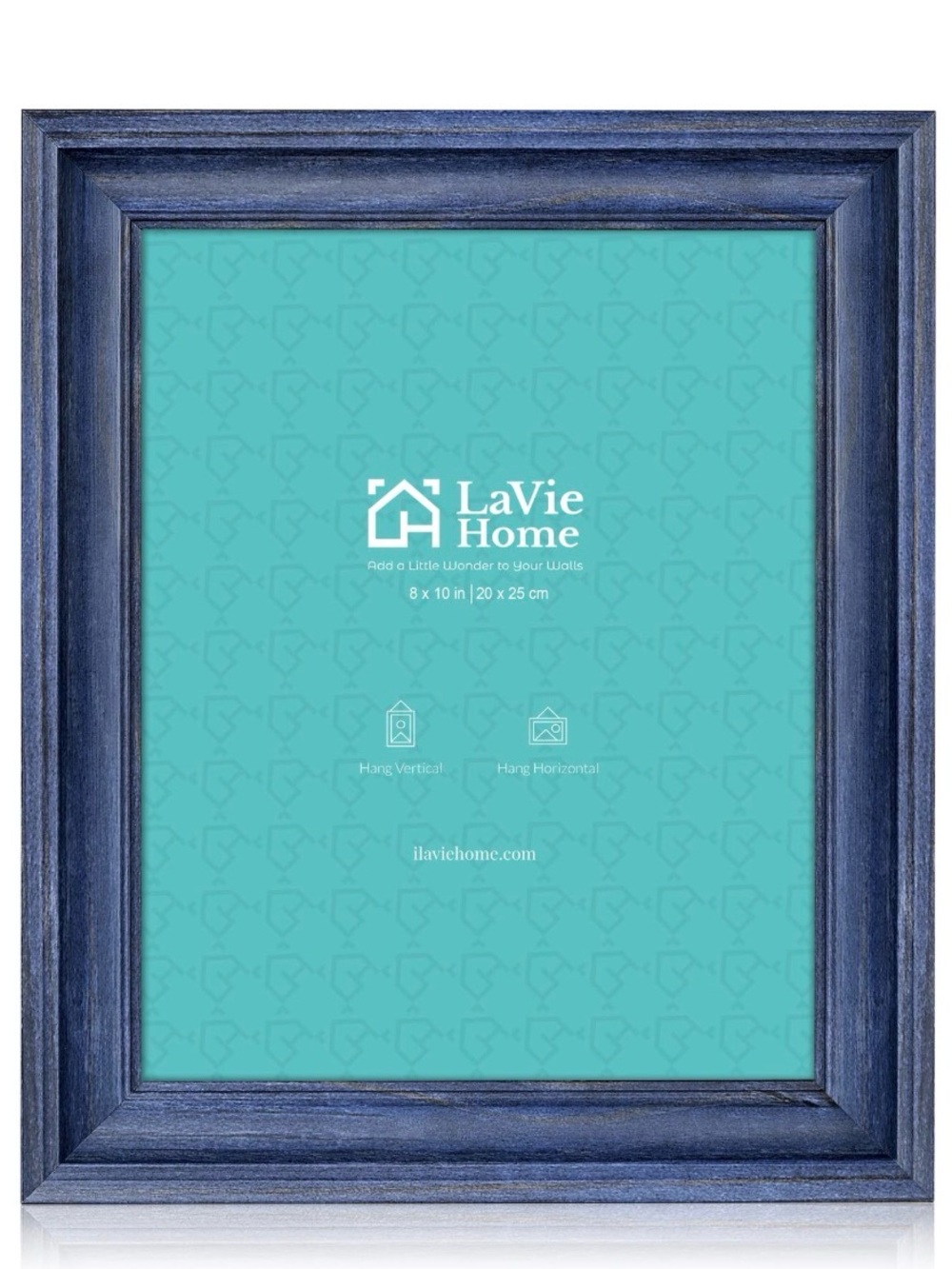 Blue Wood Picture Frame - Blue